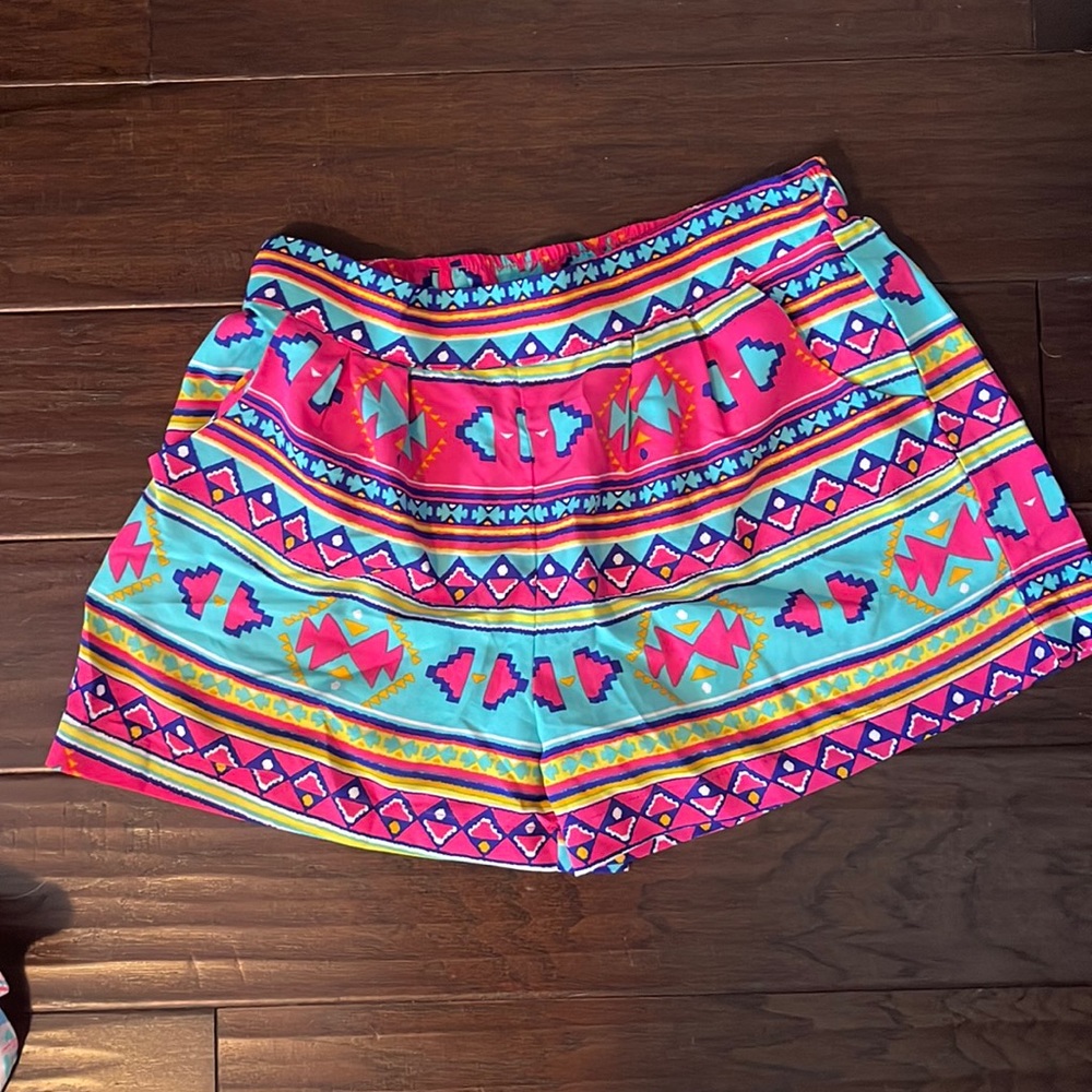 Aztec shorts with pockets!!! Who is ready for SUMMER!!! Look at these fun colors